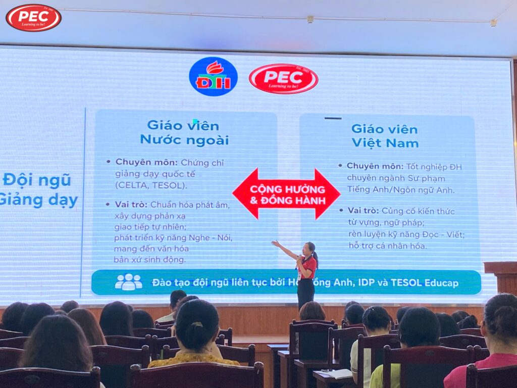 Trường Tiểu học Đinh Tiên Hoàng tiên phong triển khai chương trình tiếng Anh tăng cường Cambridge cùng PEC