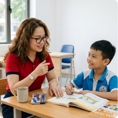 Tiếng anh trẻ em cam kết đầu ra