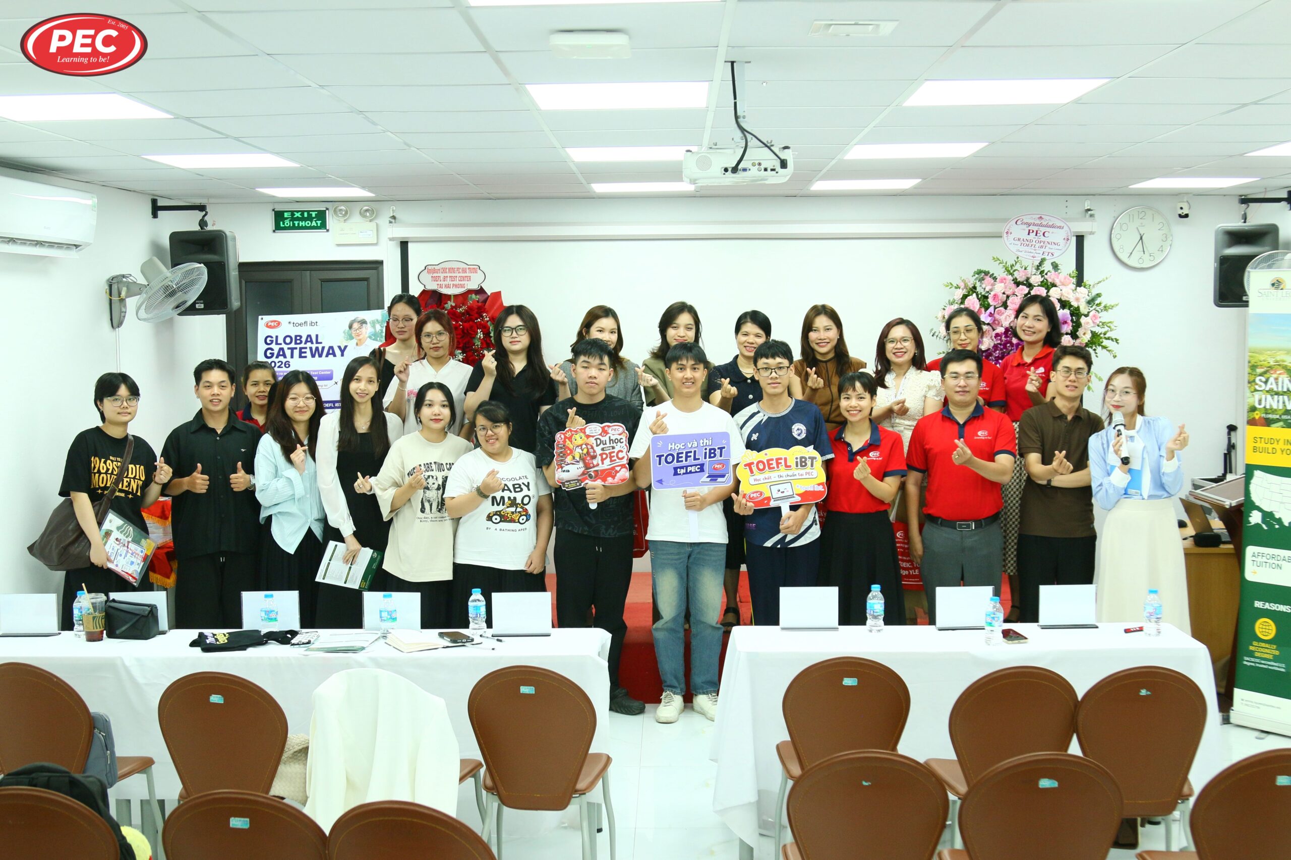 GLOBAL GATEWAY 2026: PEC chính thức khai trương Phòng thi TOEFL iBT Quốc tế đầu tiên tại Hải Phòng